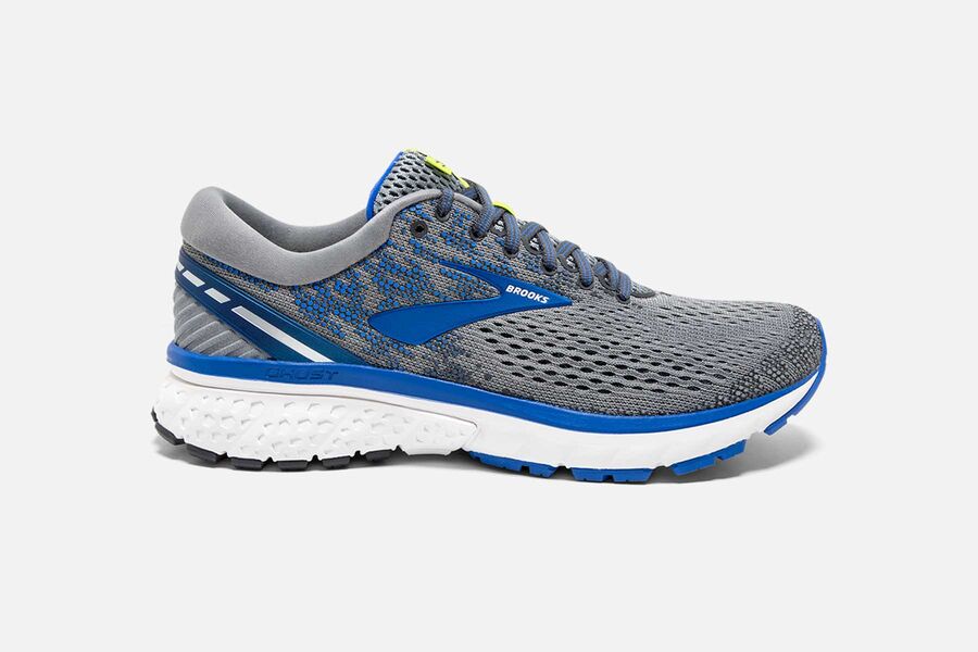 Brooks Ghost 11 Mens Australia - Road Running Shoes - Grey/Blue/Silver (006-CLORD)